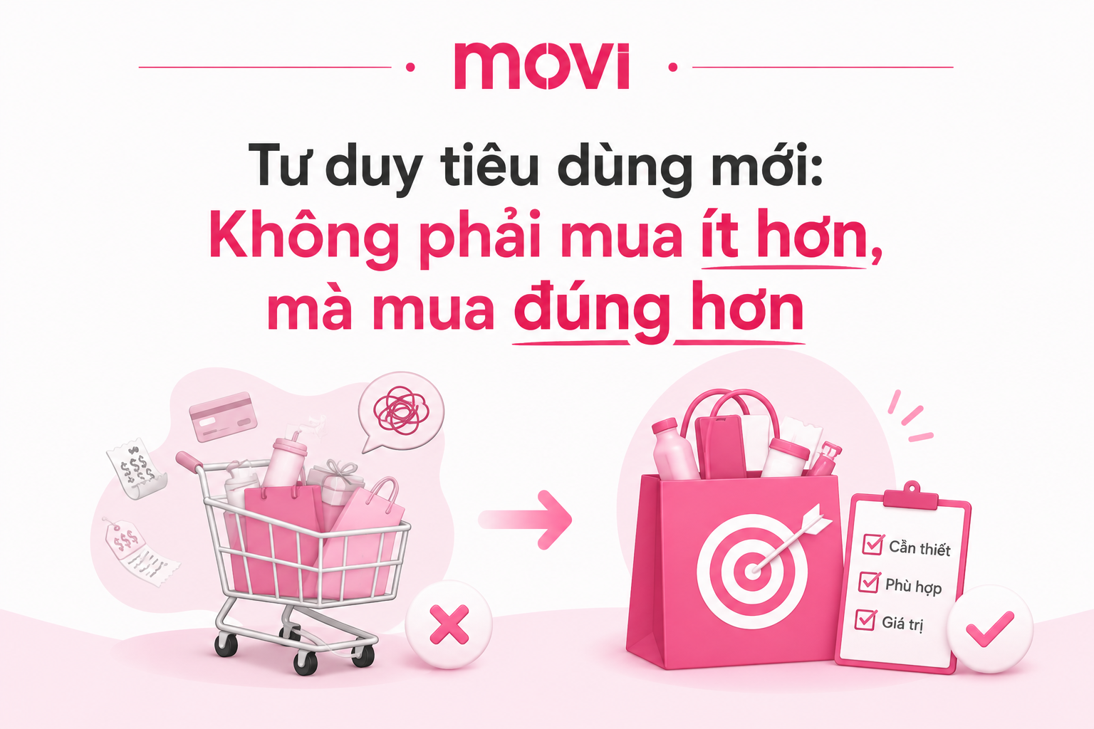 Tư duy tiêu dùng mới: Không phải mua ít hơn, mà mua đúng hơn